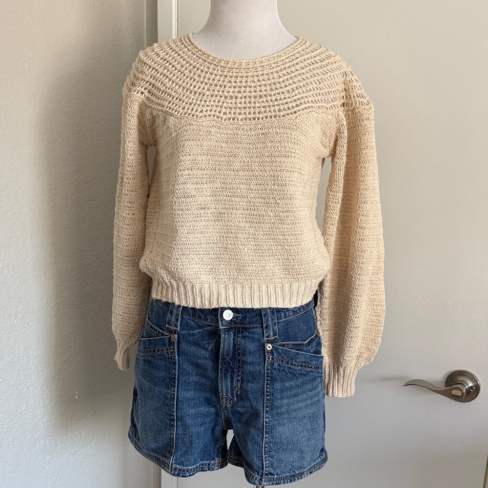 Amuse Society Knit Crewneck Sweater